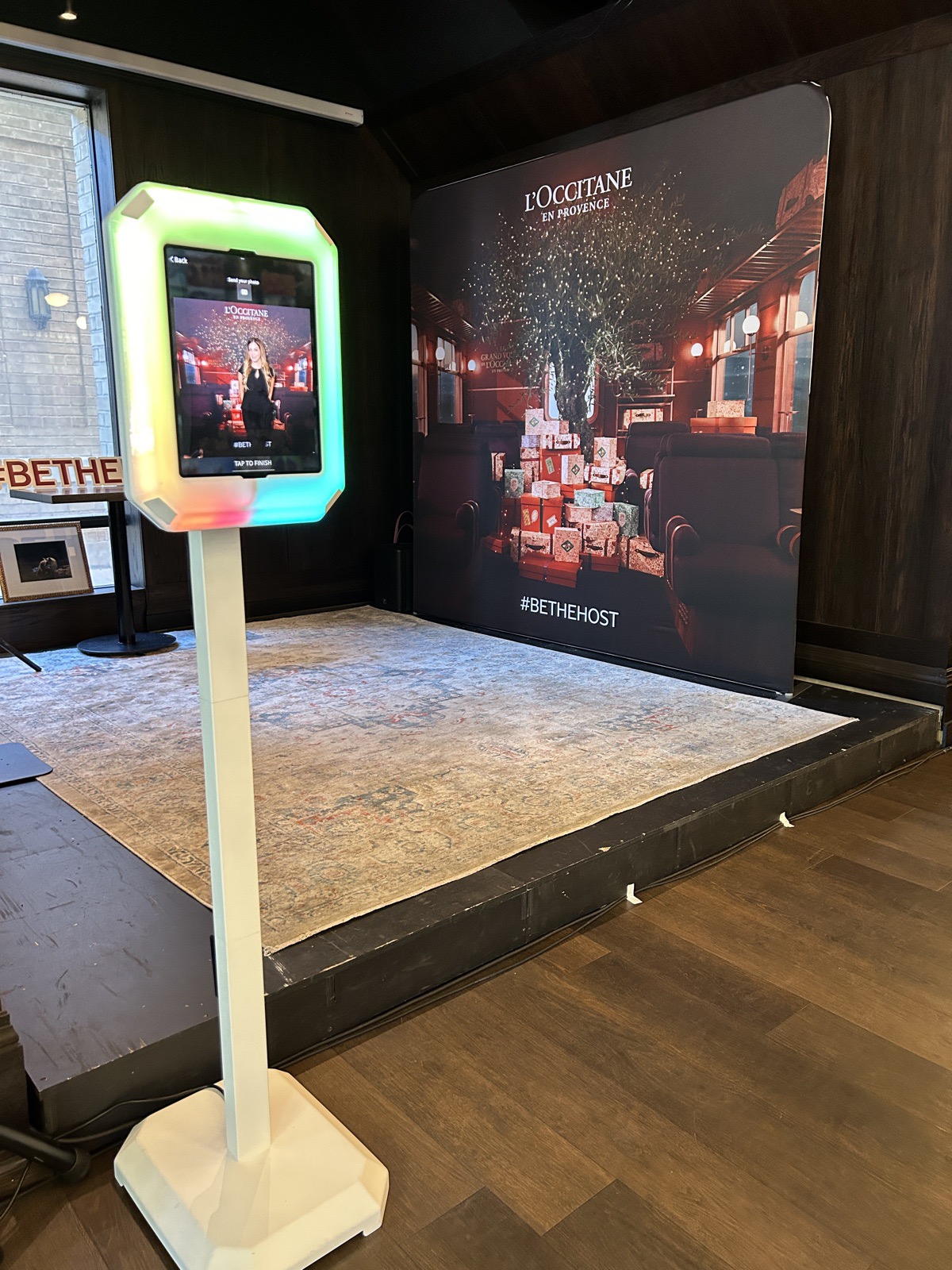 DMA activation at a L'Oréal brand event