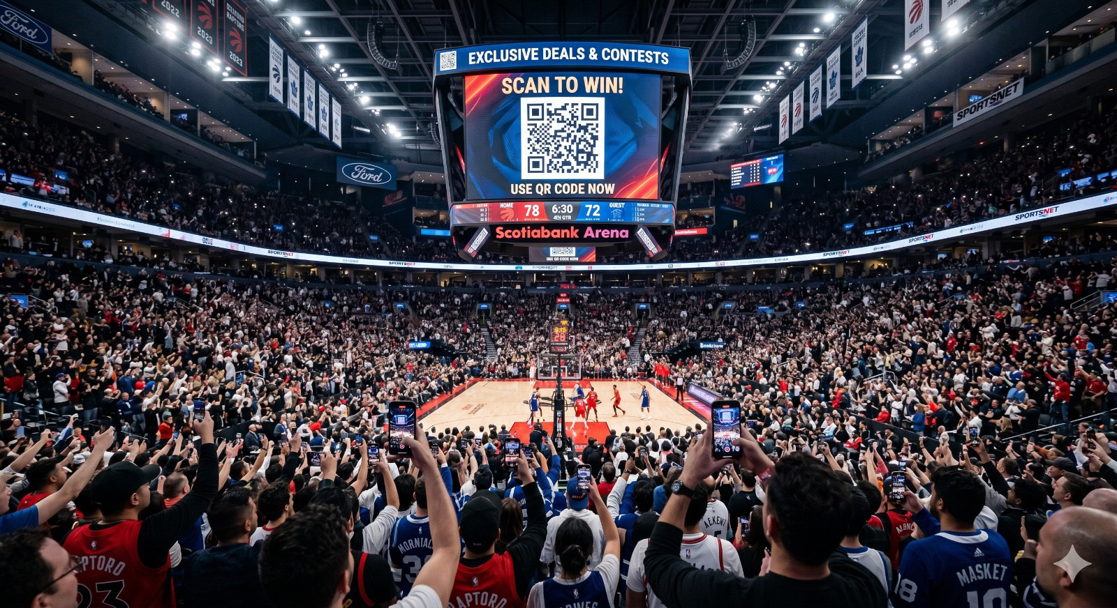 Large venue where DMA Engage reaches thousands without physical equipment.